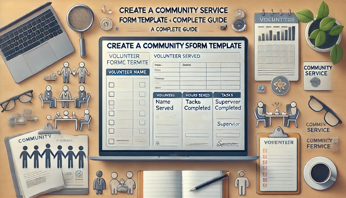 Create a Community Service Form Template: A Complete Guide