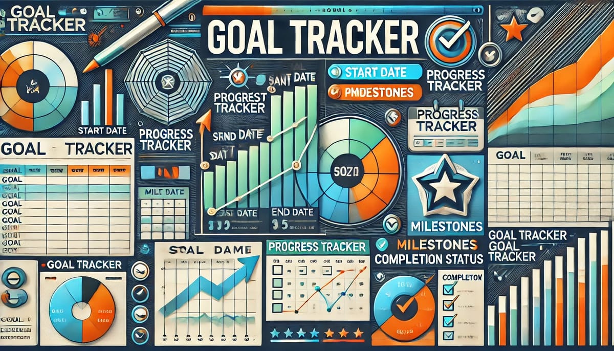 Easily Create and Use a Goal Tracker Template: Here's How