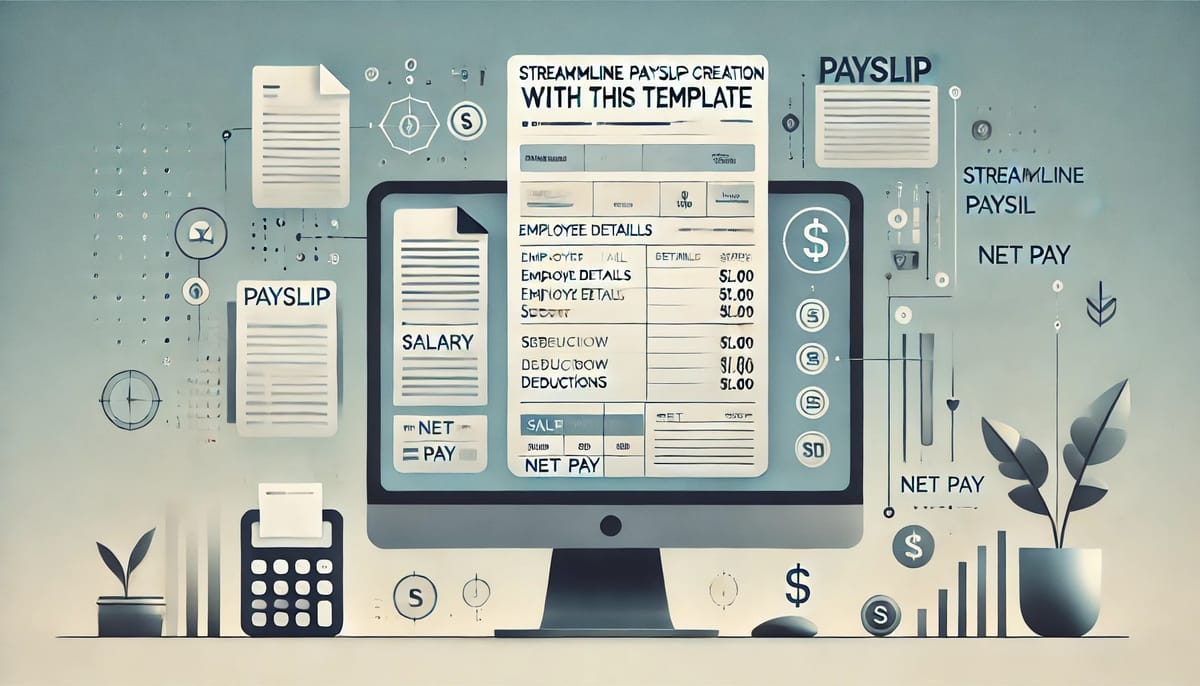 Streamline Payslip Creation with This Template